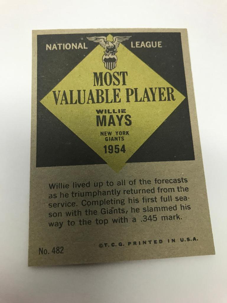 (3) 1961 Topps Most Valuable Players-National League