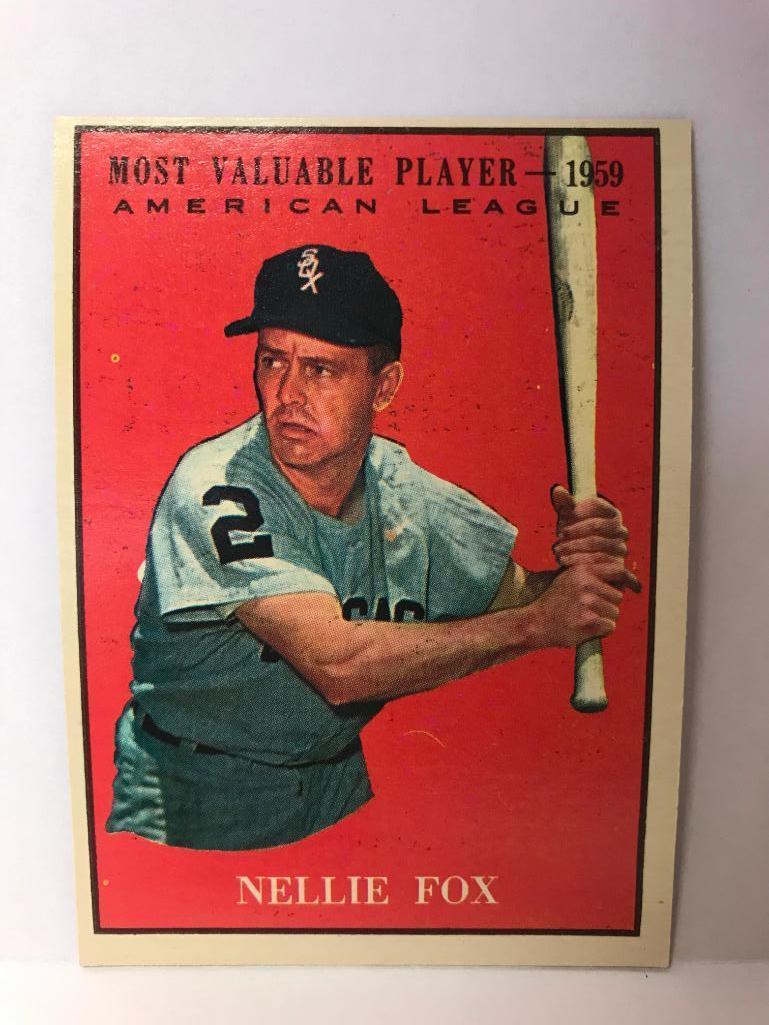 (4) 1961 Topps Most Valuable Players-American League