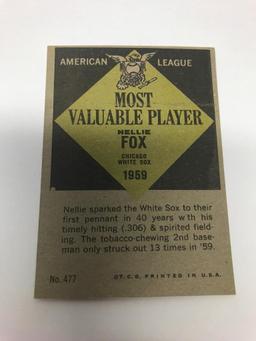 (4) 1961 Topps Most Valuable Players-American League