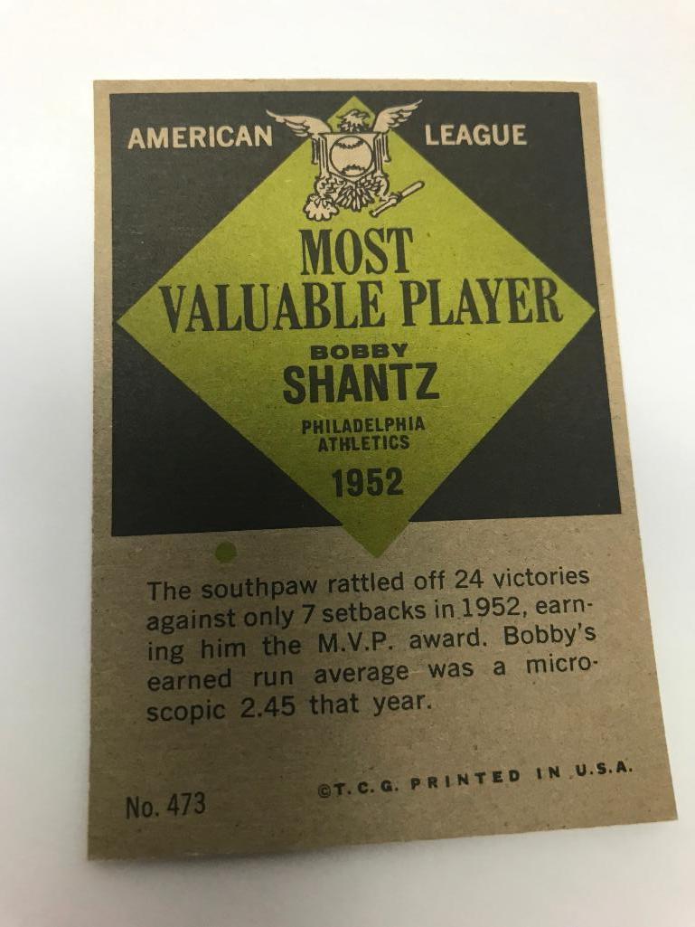 (4) 1961 Topps Most Valuable Players-American League