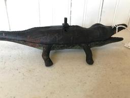 Antique Cast Iron Alligator