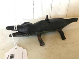 Antique Cast Iron Alligator