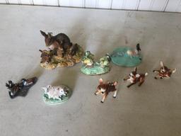 Group Of Miniature Porcelain Animals