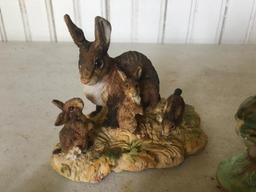 Group Of Miniature Porcelain Animals