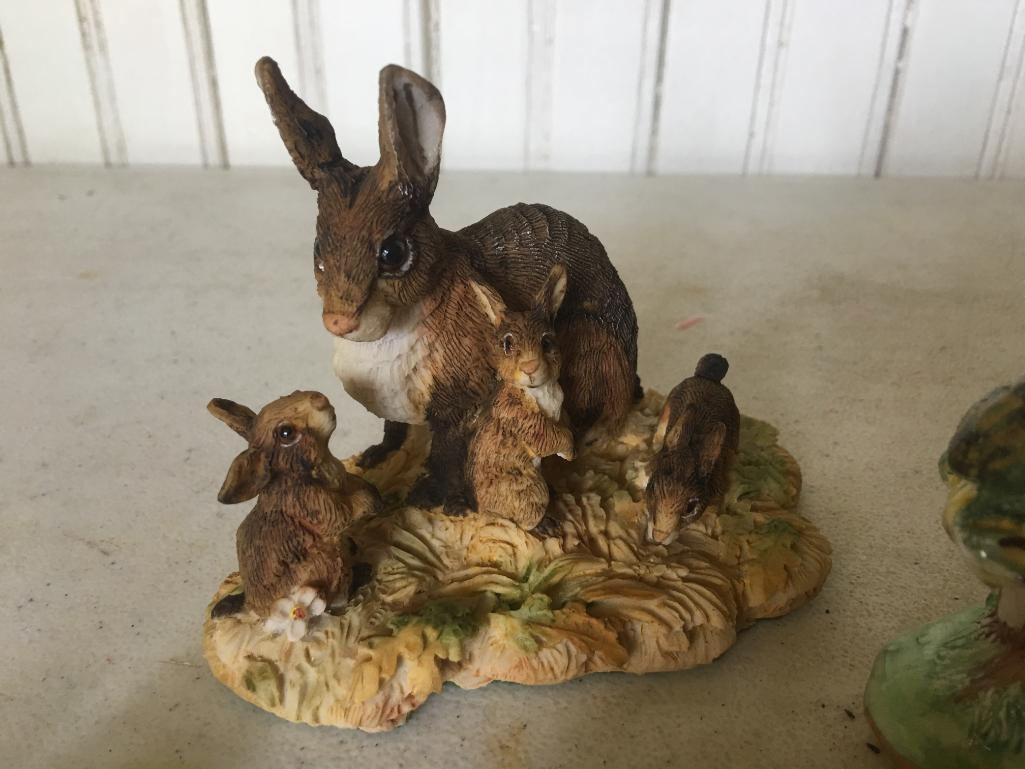 Group Of Miniature Porcelain Animals