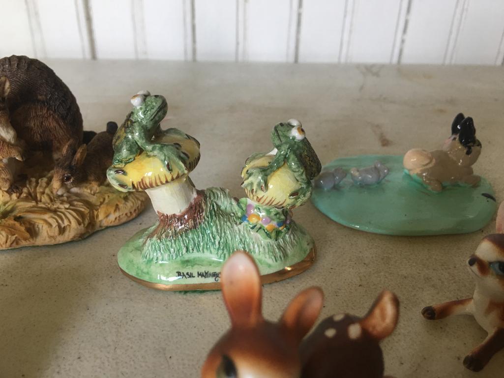 Group Of Miniature Porcelain Animals
