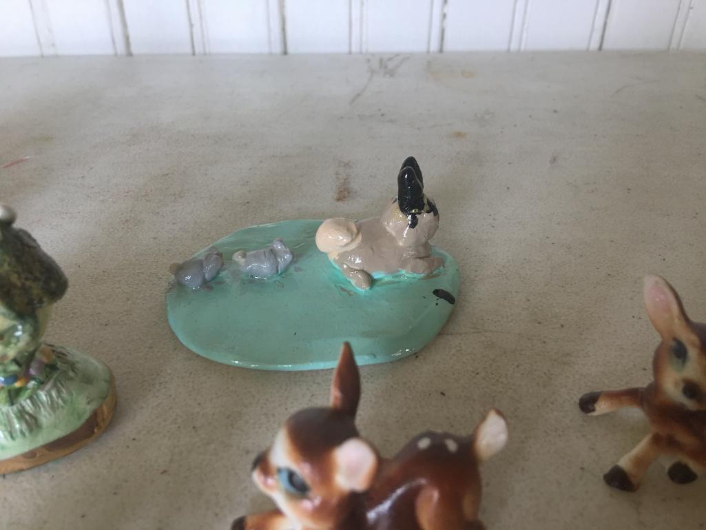 Group Of Miniature Porcelain Animals