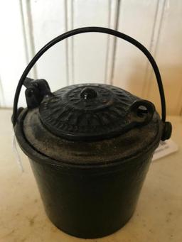 Small Cast Iron Glue Melting Pot By "Fanner Mfg. Co."