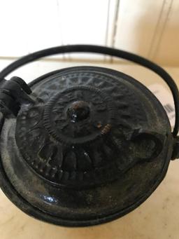 Small Cast Iron Glue Melting Pot By "Fanner Mfg. Co."
