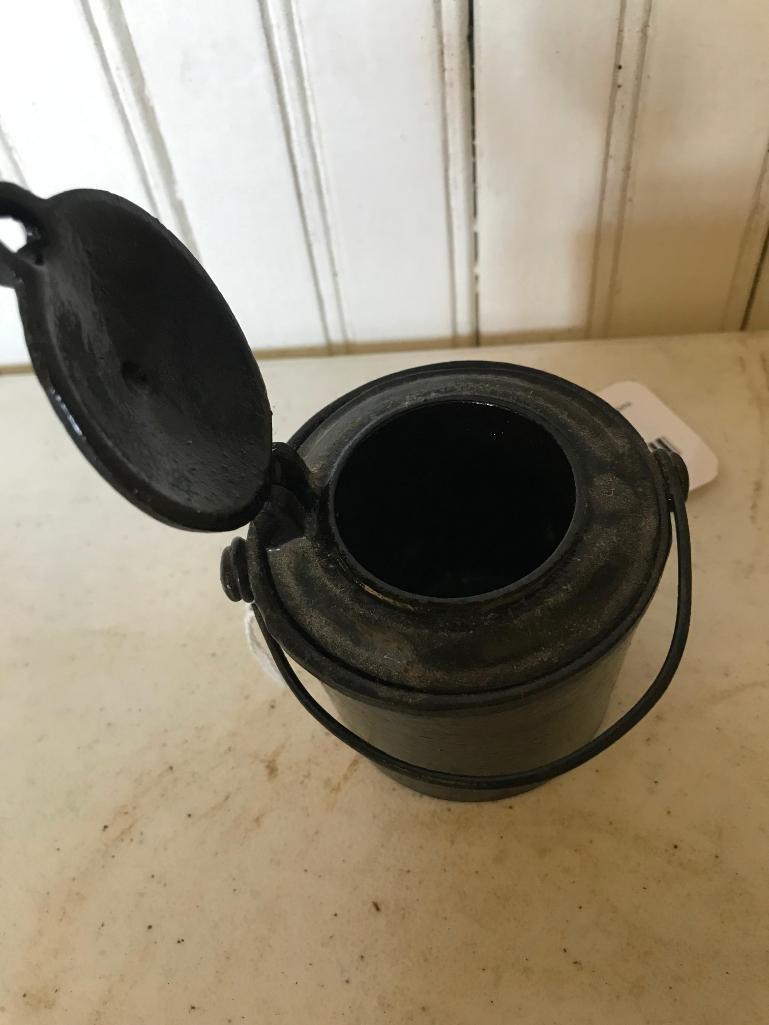 Small Cast Iron Glue Melting Pot By "Fanner Mfg. Co."