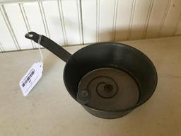 Early Tin & Wire Strainer W/Crank Handle