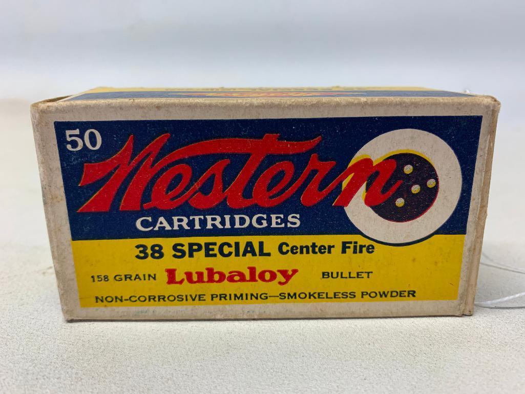 (40) Rounds Western Cartridges .38 Special In Vintage Box