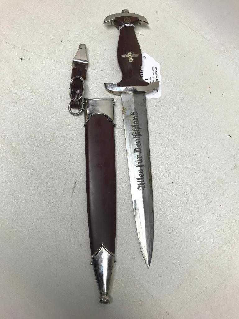 Original German SA Dagger W/Sheath Dated 1941