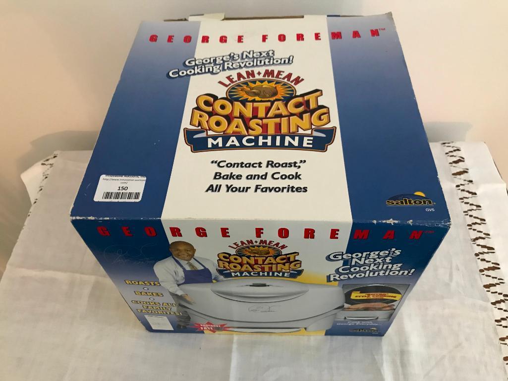 George Foreman Contact Roasting Machine In Box