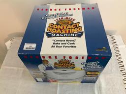 George Foreman Contact Roasting Machine In Box