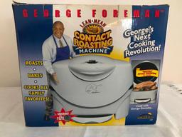 George Foreman Contact Roasting Machine In Box