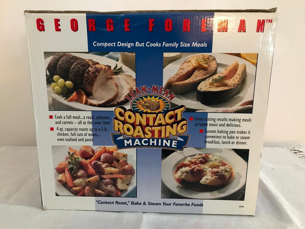 George Foreman Contact Roasting Machine In Box