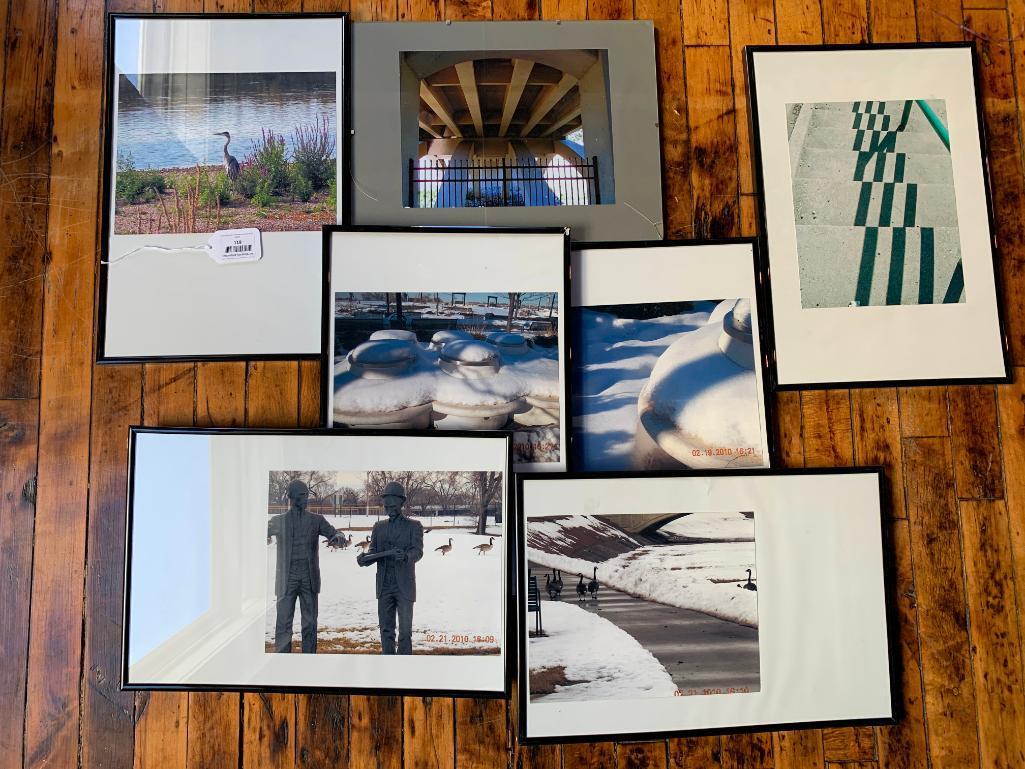 (7) Framed Photographs By Jacqui Theobald