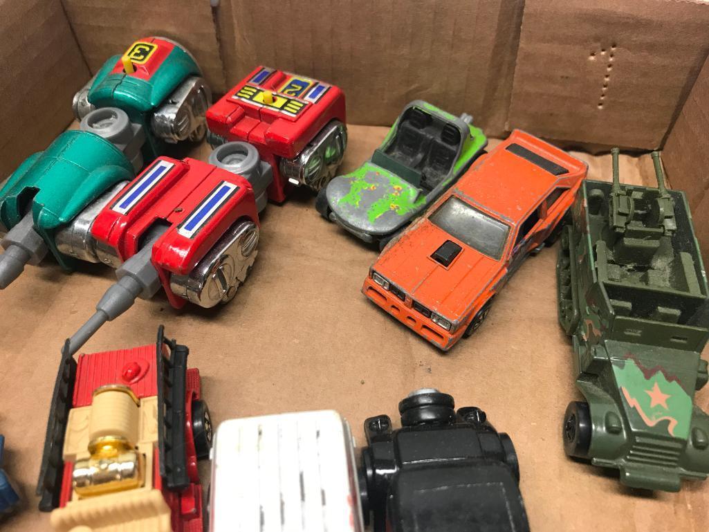 Group Of Diecast Cars & Figures Incl Batman