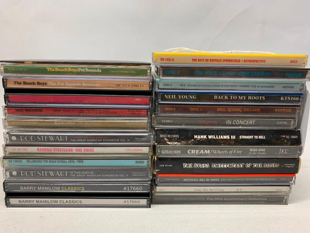 20 CDs and CD Sets of Various Styles of Music