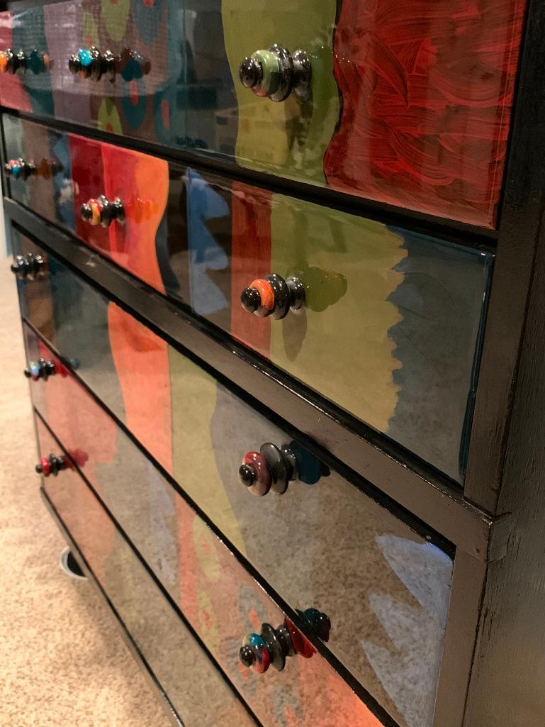 Very Cool 5-Drawer Funky Art Chest