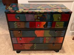 Very Cool 5-Drawer Funky Art Chest