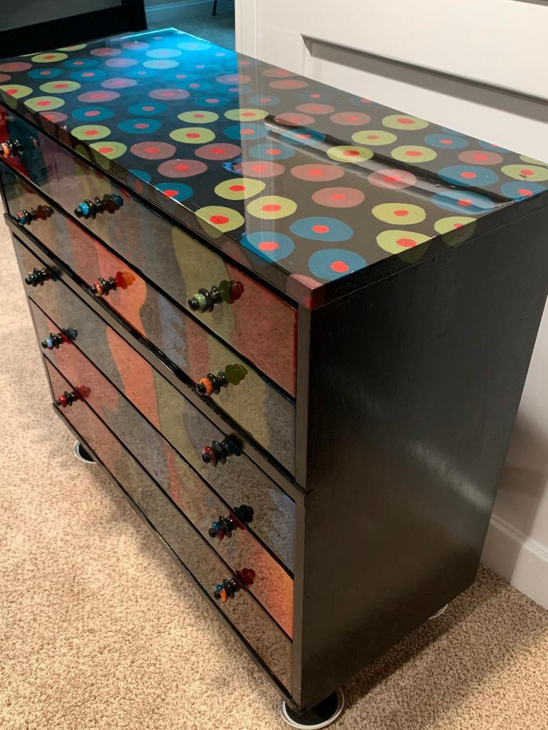 Very Cool 5-Drawer Funky Art Chest