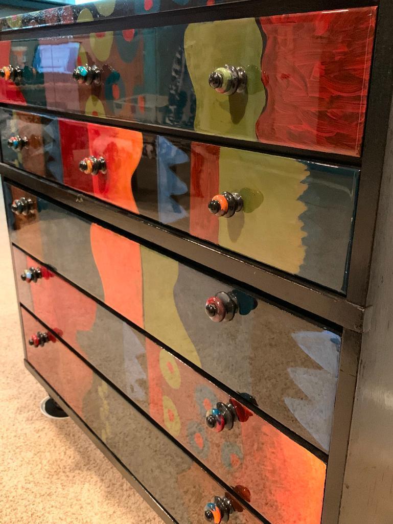 Very Cool 5-Drawer Funky Art Chest