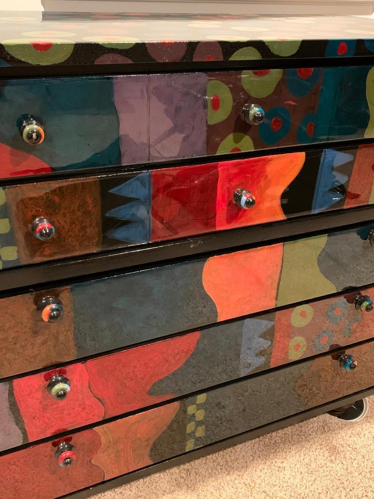 Very Cool 5-Drawer Funky Art Chest