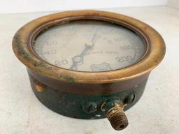 The James Leffel & Co Pressure Gauge Springfield, OH. This Item is 6" in Diameter