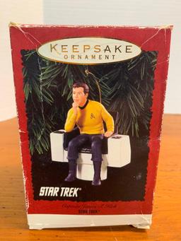 Hallmark, Captain Kirk Ornament in Box as Pictured