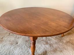Vintage Coffee Table. This is 16" T x 42" in Diameter. Has Scratches from Use - As Pictured