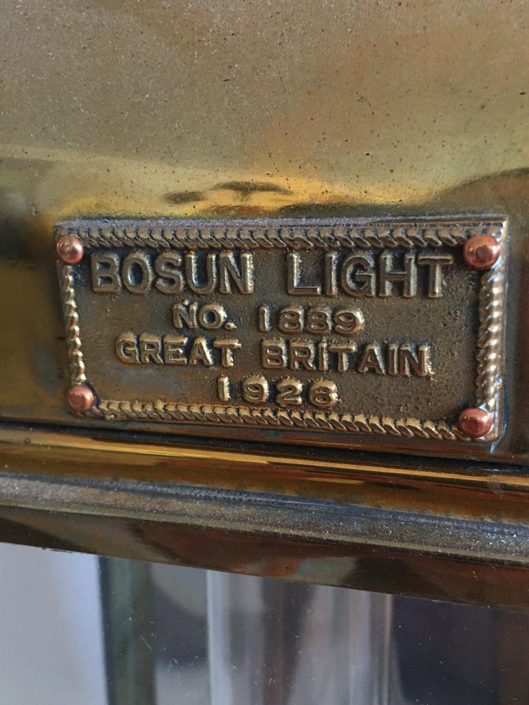 Brass Bosun Light