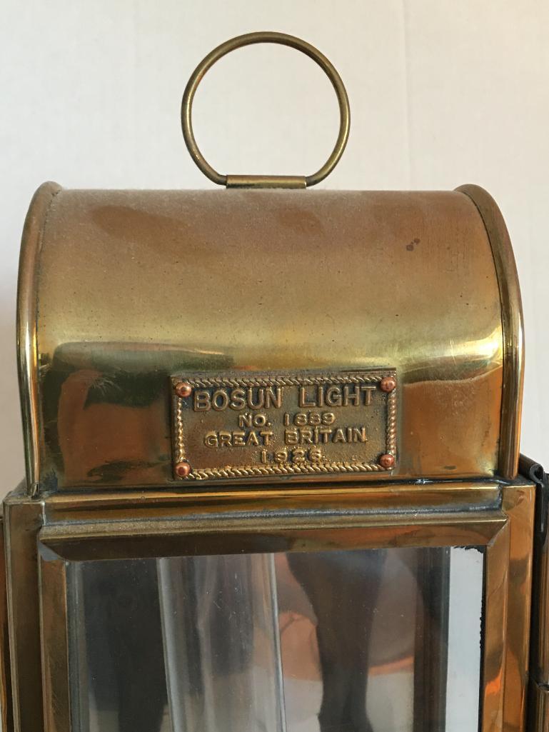 Brass Bosun Light