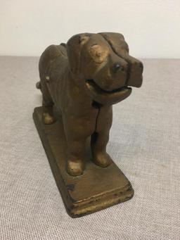 Vintage Cast Iron Dog Nut Cracker