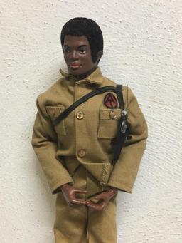 Vintage GI Joe Adventure Team Black Adventurer African American Original Action Figure by Hasbro
