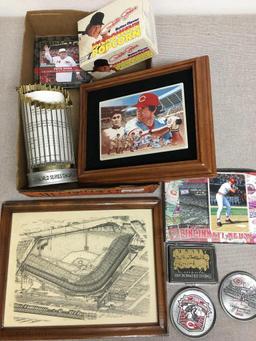 Group of Cincinnati Reds Memorbilia Lot