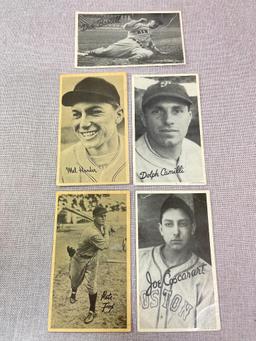 Group of 5 Vintage Baseball Photo Prints