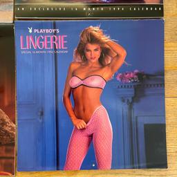 Four Playboy Calendars 1992-1994 - Like New Condition