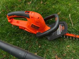 Black & Decker Leaf Blower and Hedge Trimmers