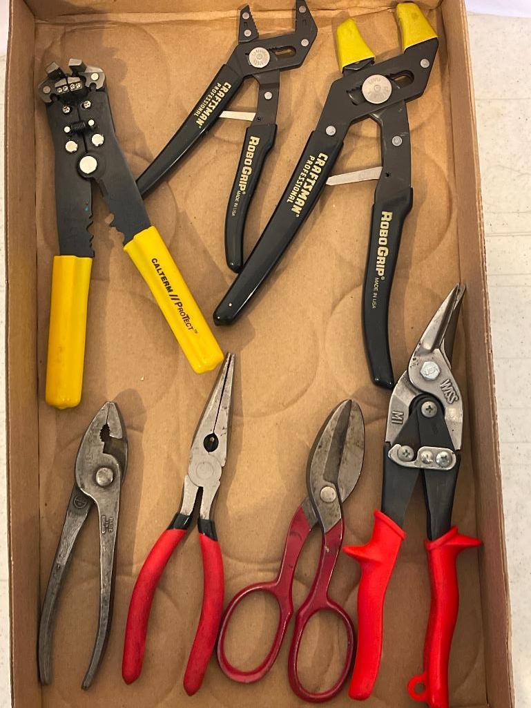 Group of Pliers and Snips