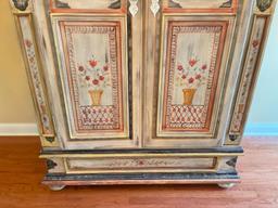 Wooden Media Center Armoire