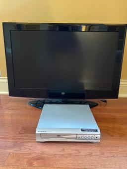 Westinghouse 26" TV and Magnavox DVD Player