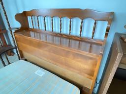 Vintage Wood Twin Size Bed