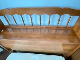 Vintage Wood Twin Size Bed