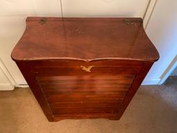 Vintage Wooden Laundry Cabinet