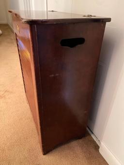Vintage Wooden Laundry Cabinet