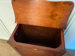 Vintage Wooden Laundry Cabinet