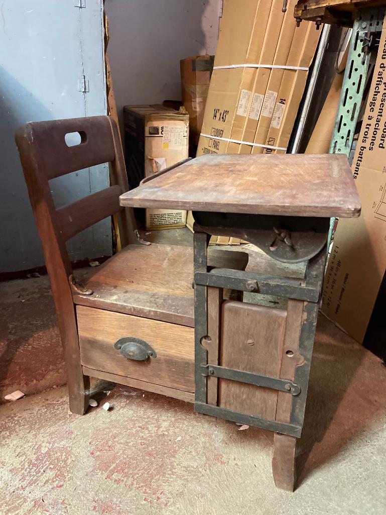 Vintage Kid's School Desk