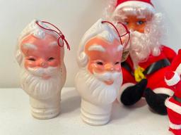 Group of Vintage Christmas Santas